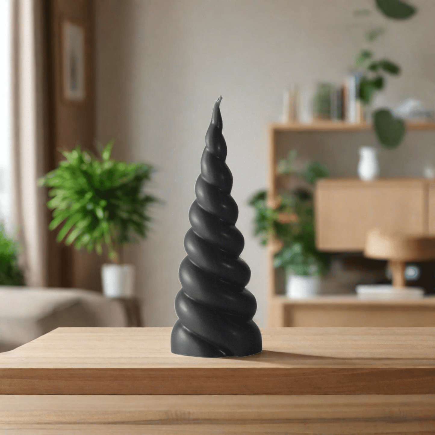 Beeswax Pillar Candles - Unicorn - Black - BZZWAX