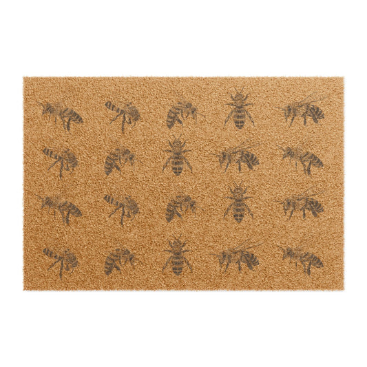 Beeswax Home Decor - Bee Pattern Doormat - BZZWAX