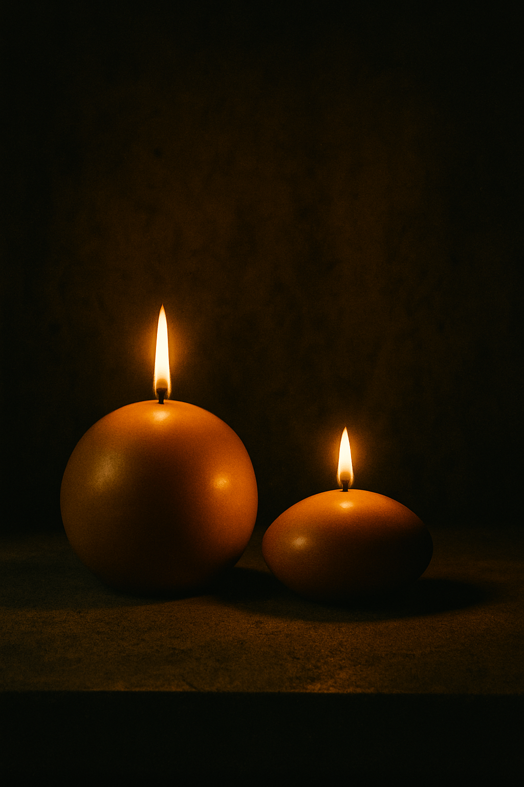 Beeswax Pillar Candles - Ball & Ellipse - BZZWAX