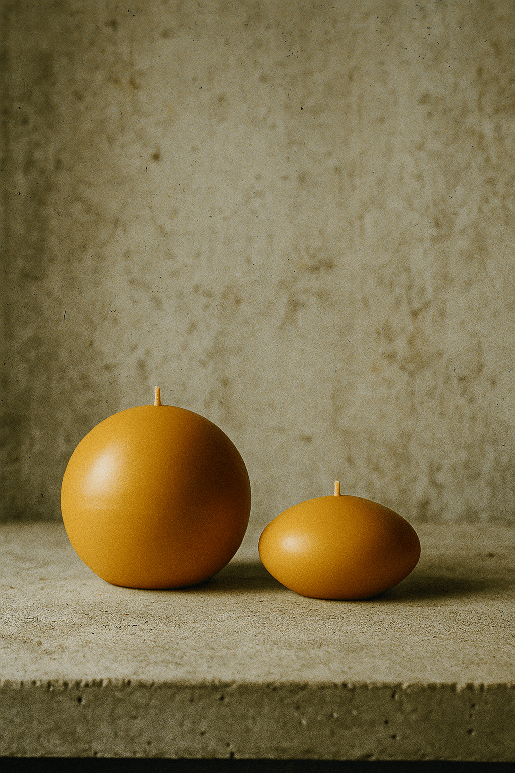 Beeswax Pillar Candles - Ball & Ellipse - BZZWAX