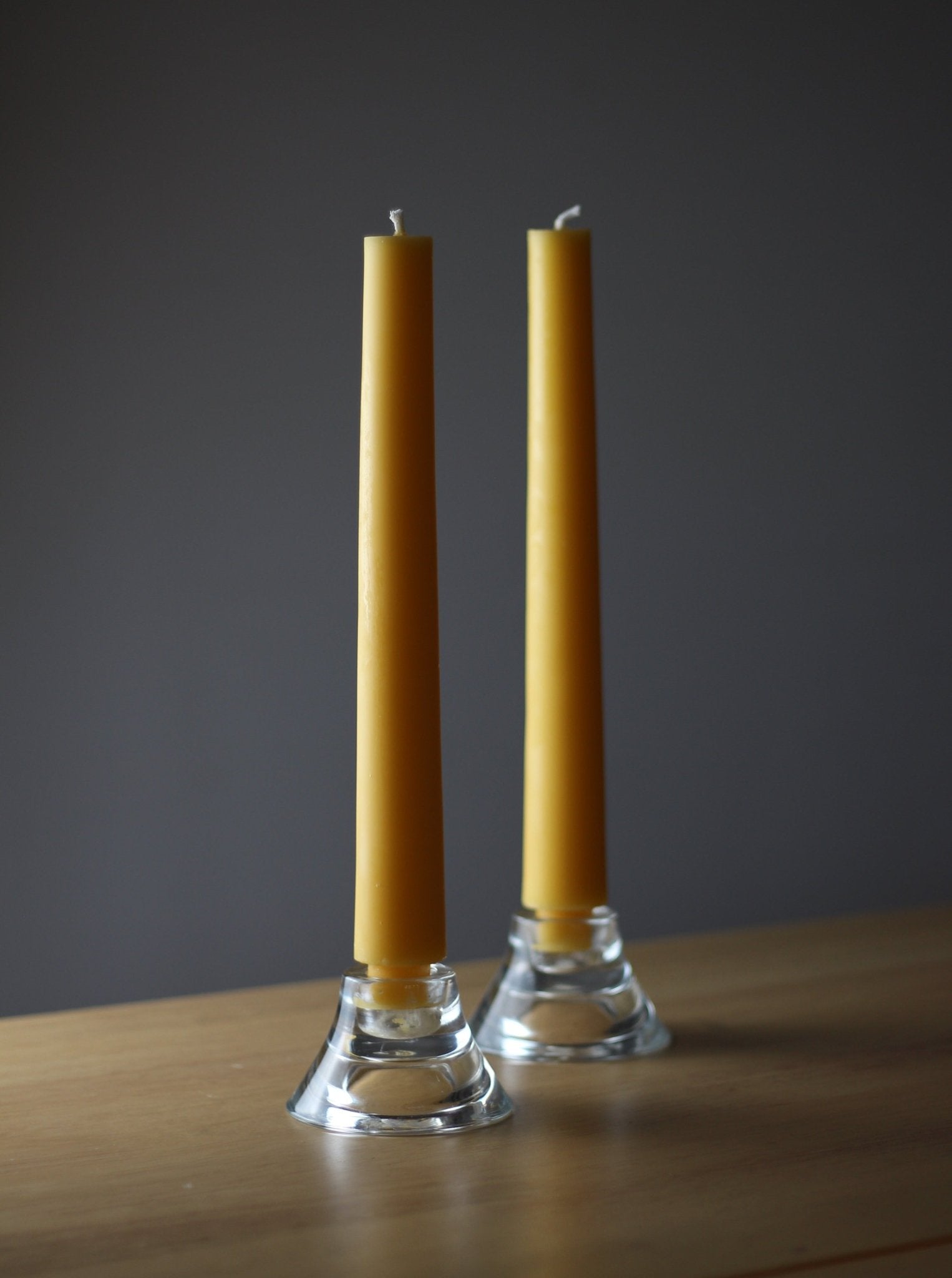 Beeswax Dinner Candles - Dinner Pillars - BZZWAX