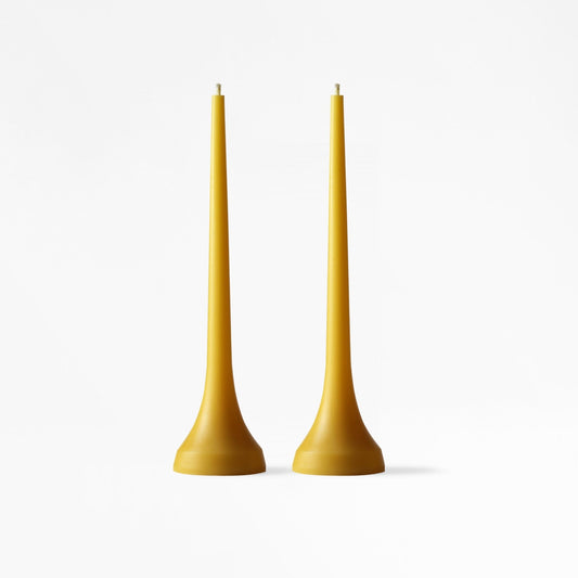 Beeswax Dinner Candles - Double Dinners - BZZWAX