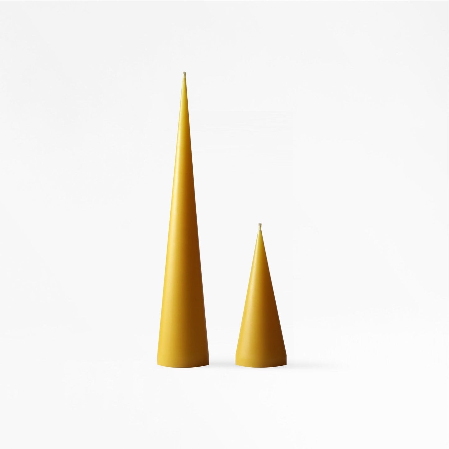 Beeswax Pillar Candles - Double Cone - BZZWAX