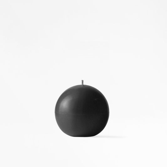 Beeswax Pillar Candles - The Ball - Black - BZZWAX